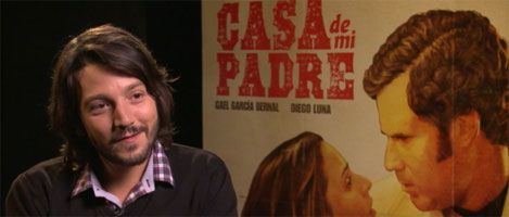 Diego Luna CASA DE MI PADRE Interview