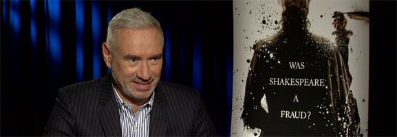 Director Roland Emmerich ANONYMOUS interview slice