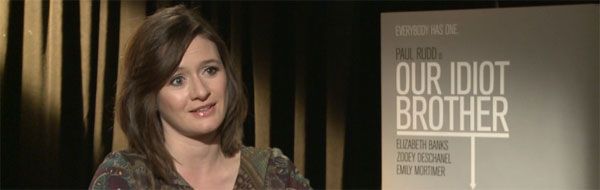 Emily Mortimer Our Idiot Brother interview slice