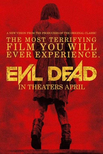 evil dead poster red