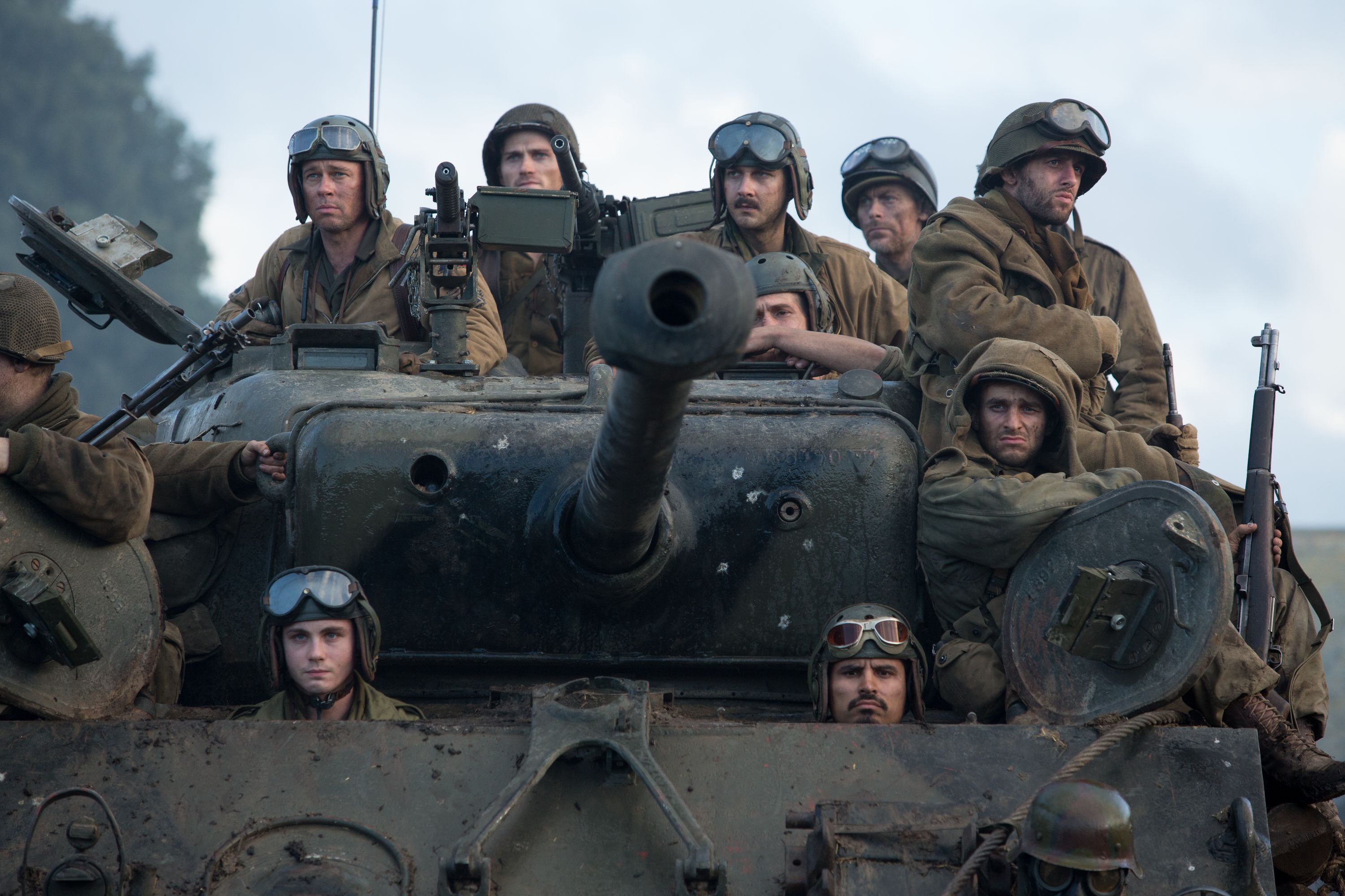 New FURY Images Featuring Brad Pitt, Shia LaBeouf, and Logan Lerman