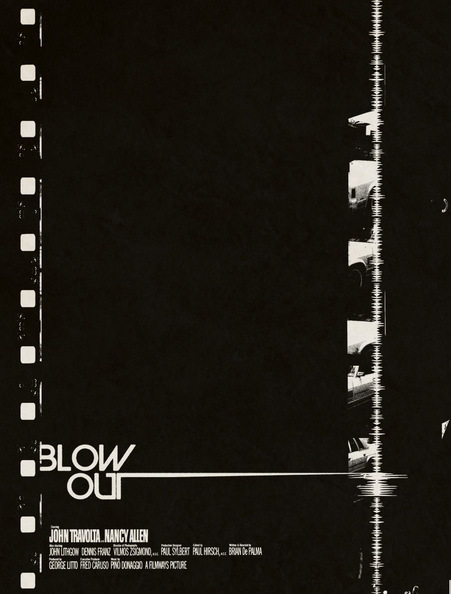 The poster for the film Blow Out