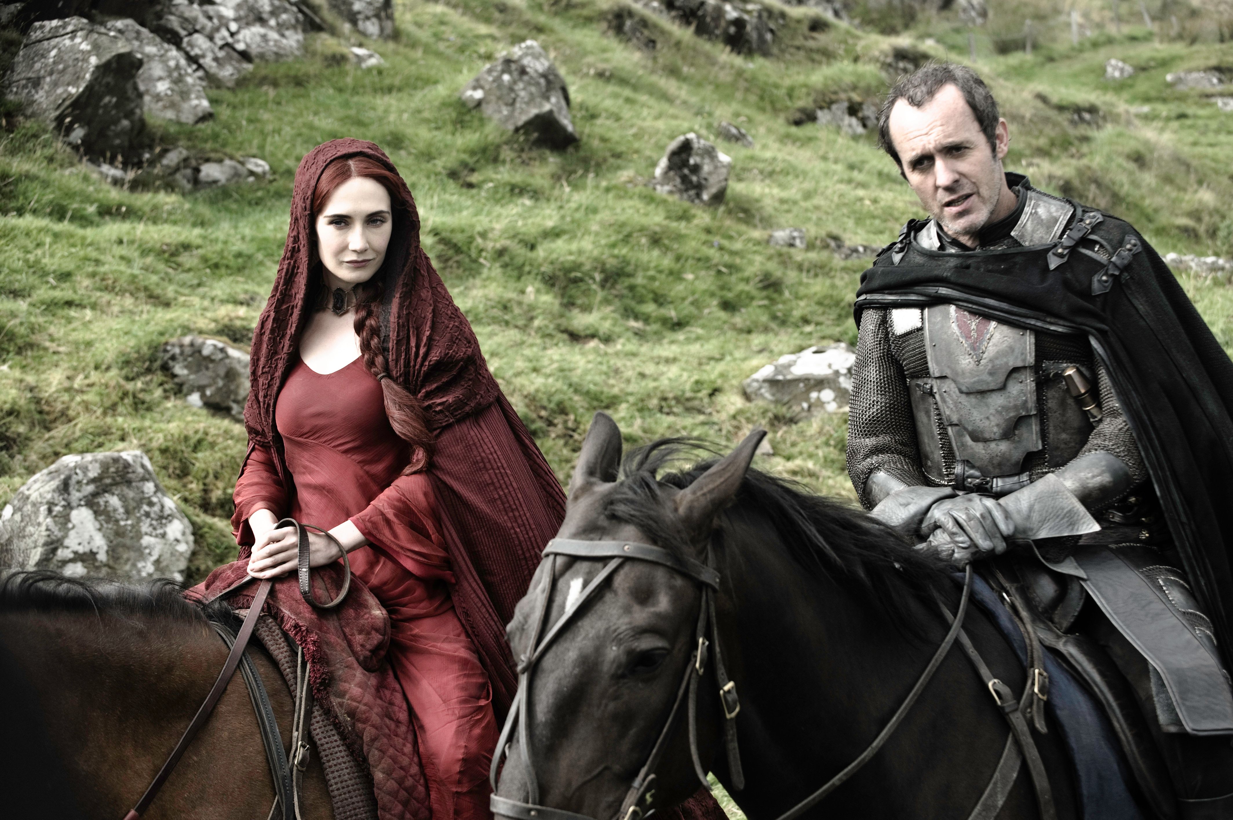 Carice Van Houten et Stephen Dillane dans Game of Thrones