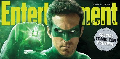 Green Lantern costume Ryan Reynolds slice