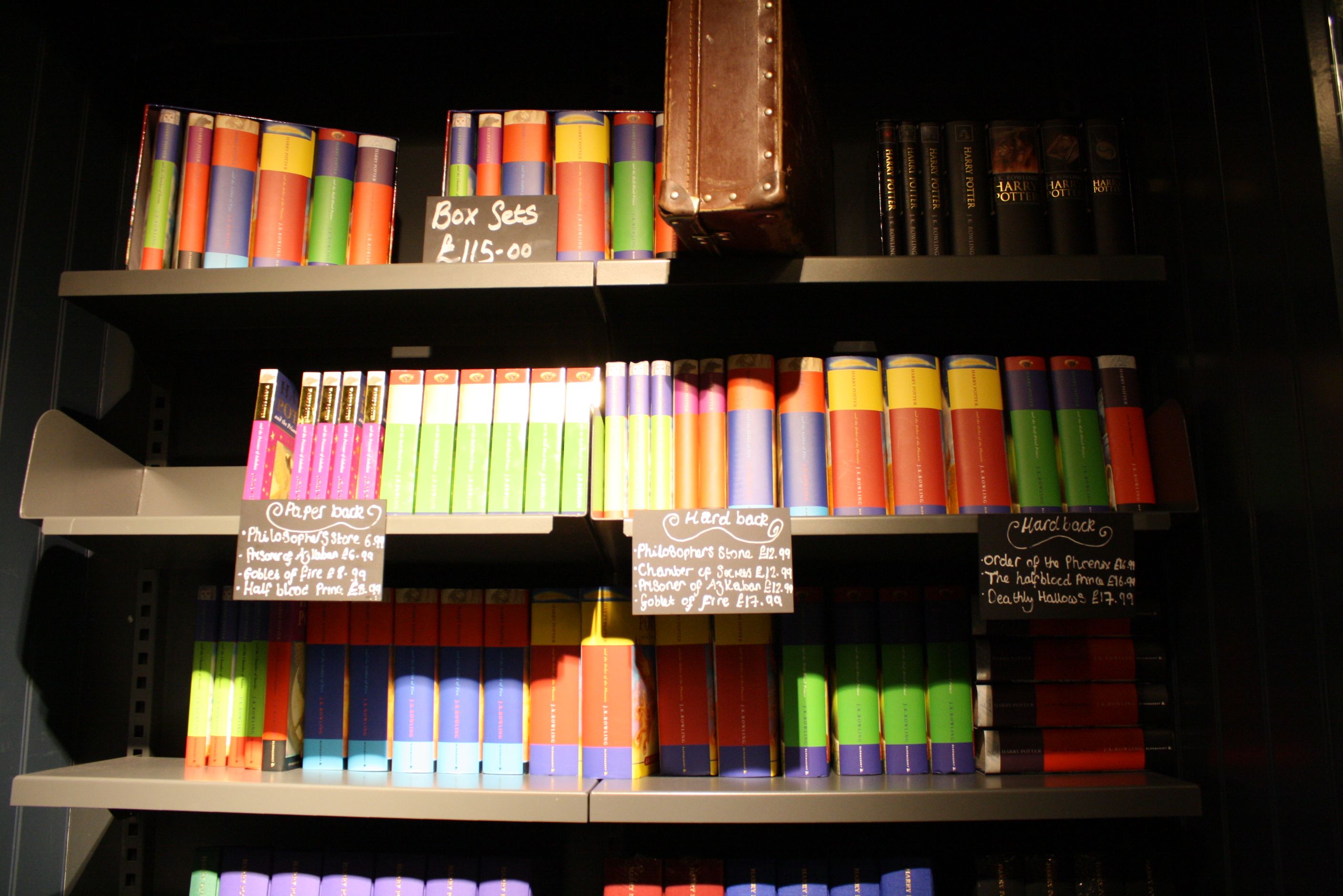 HARRY POTTER Platform 9 3/4 Shop at Kings Cross Station in London Pictures