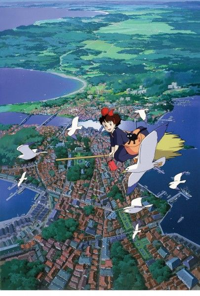 Hayao Miyazaki Kikis Delivery Service movie image 