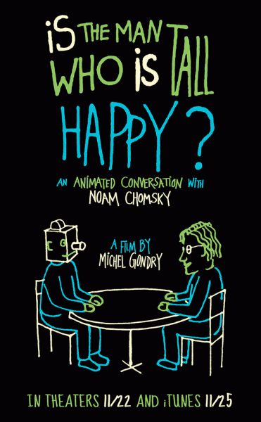 is the man who is tall happy poster