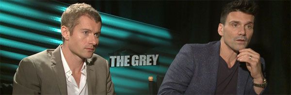 James Badge Dale and Frank Grillo THE GREY Interview slice