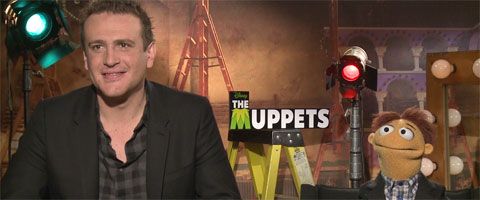 Jason Segel and Walter THE MUPPETS interview slice