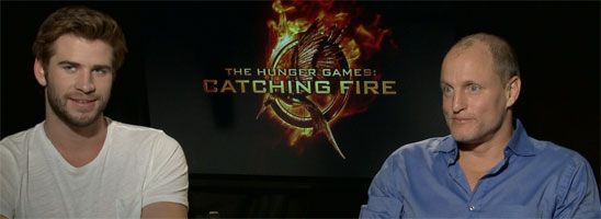 Liam-Hemsworth-Woody-Harrelson-hunger-games-catching-fire-interview-slice