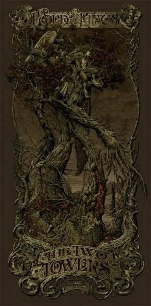 aaron-horkey-lord-of-the-rings-two-tower-mondo-variant