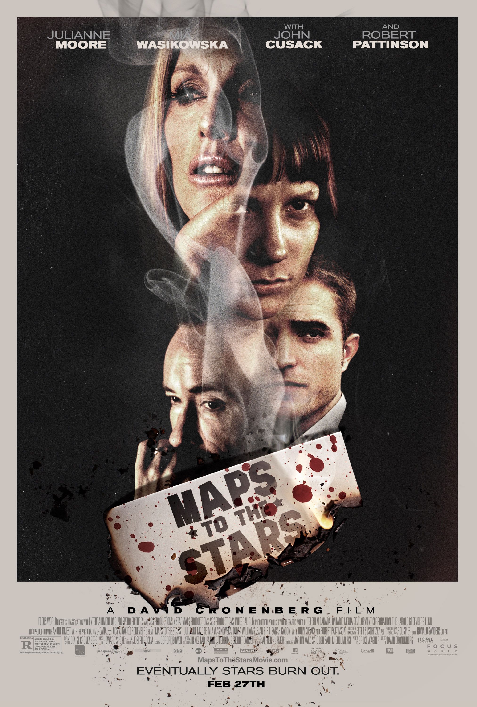 Maps To The Stars Trailer And Poster Featuring Julianne Moore