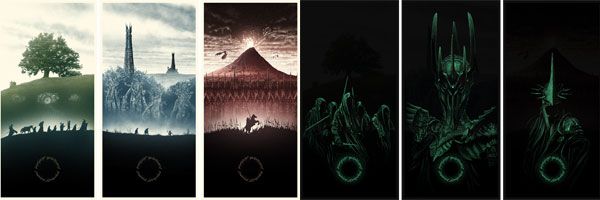 Marko Manev The Lord of the Rings poster slice