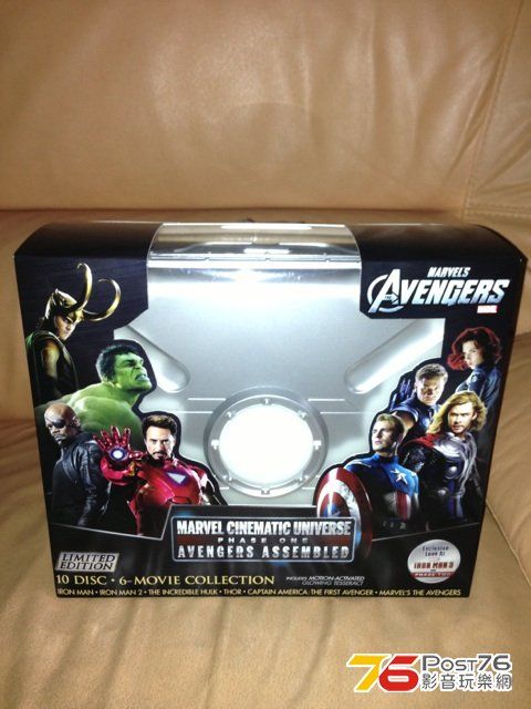 The Avengers: Phase One 10-Disc Blu-ray Collection Contents & Art Revealed