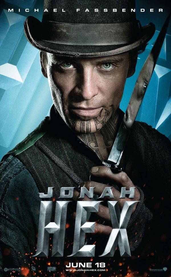 Michael Fassbender as Burke in Jonah Hex movie poster