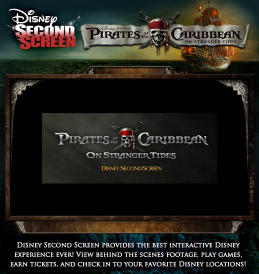 Pirates of the Caribbean Second Screen