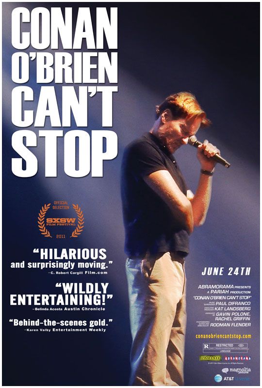 CONAN O’BRIEN CAN’T STOP poster