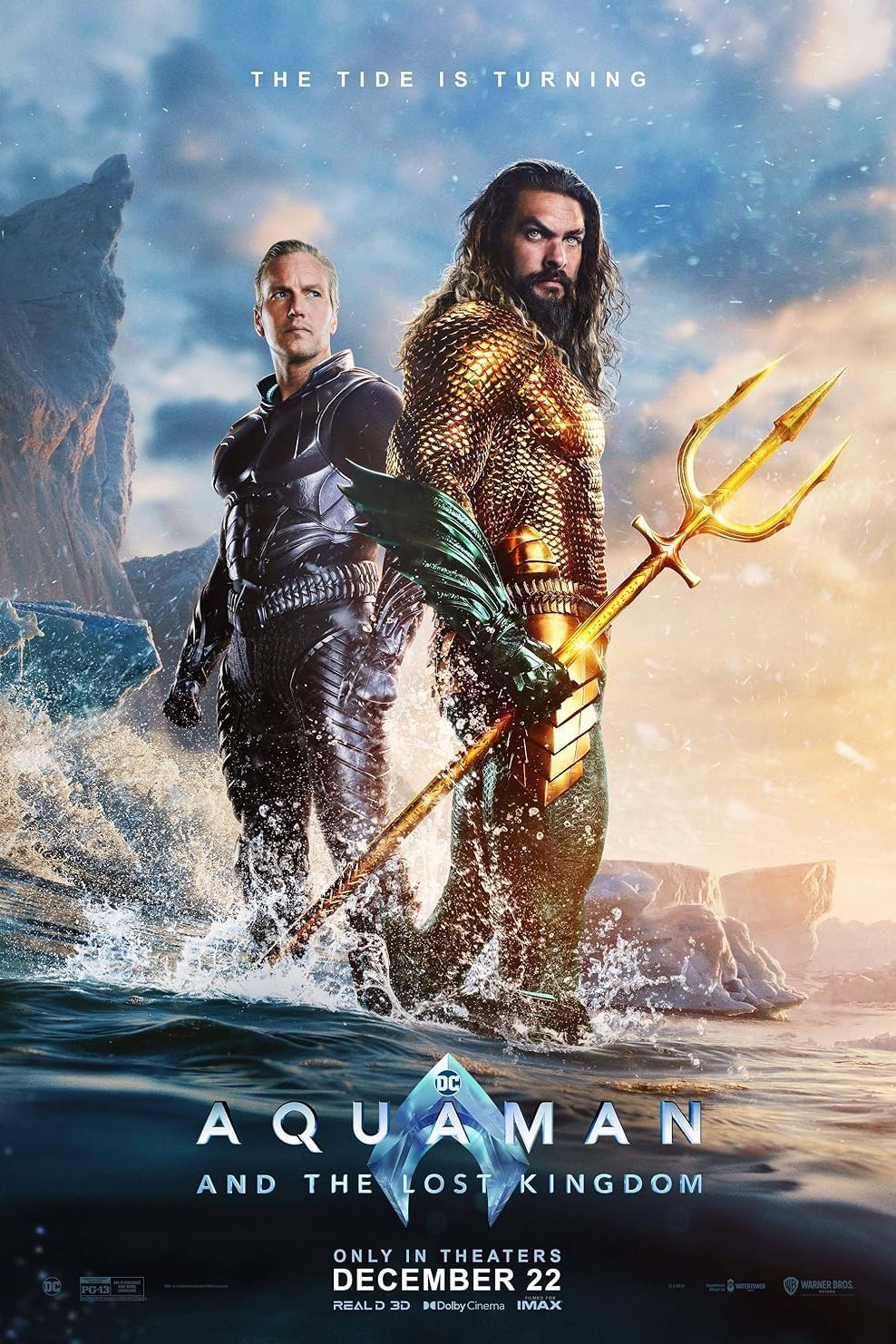 Aquaman and the lost kingdom movie poster