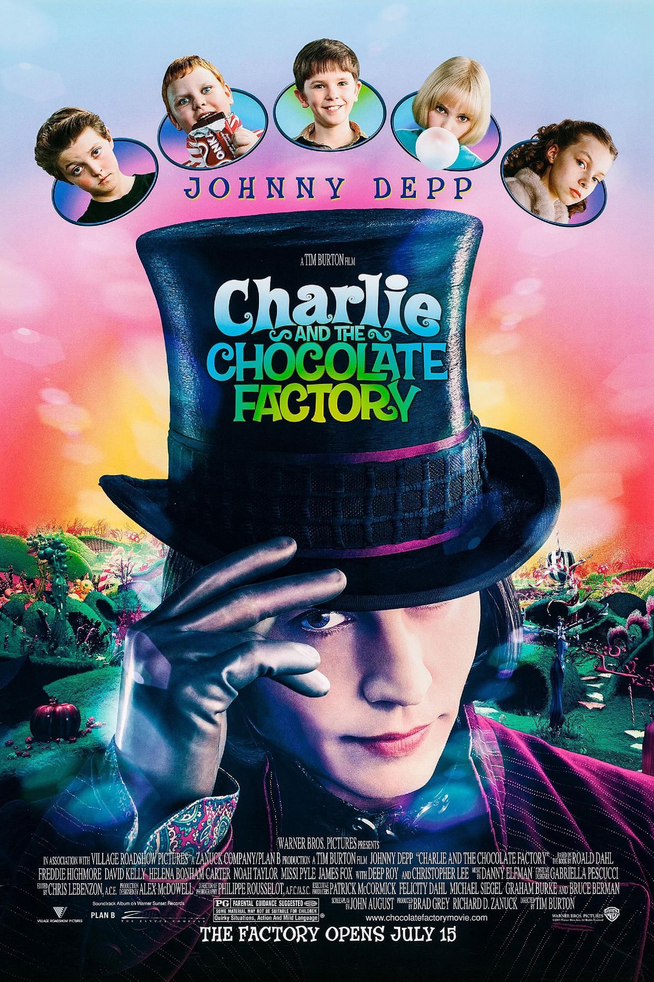 Charlie and the Chocolate Factory movie poster