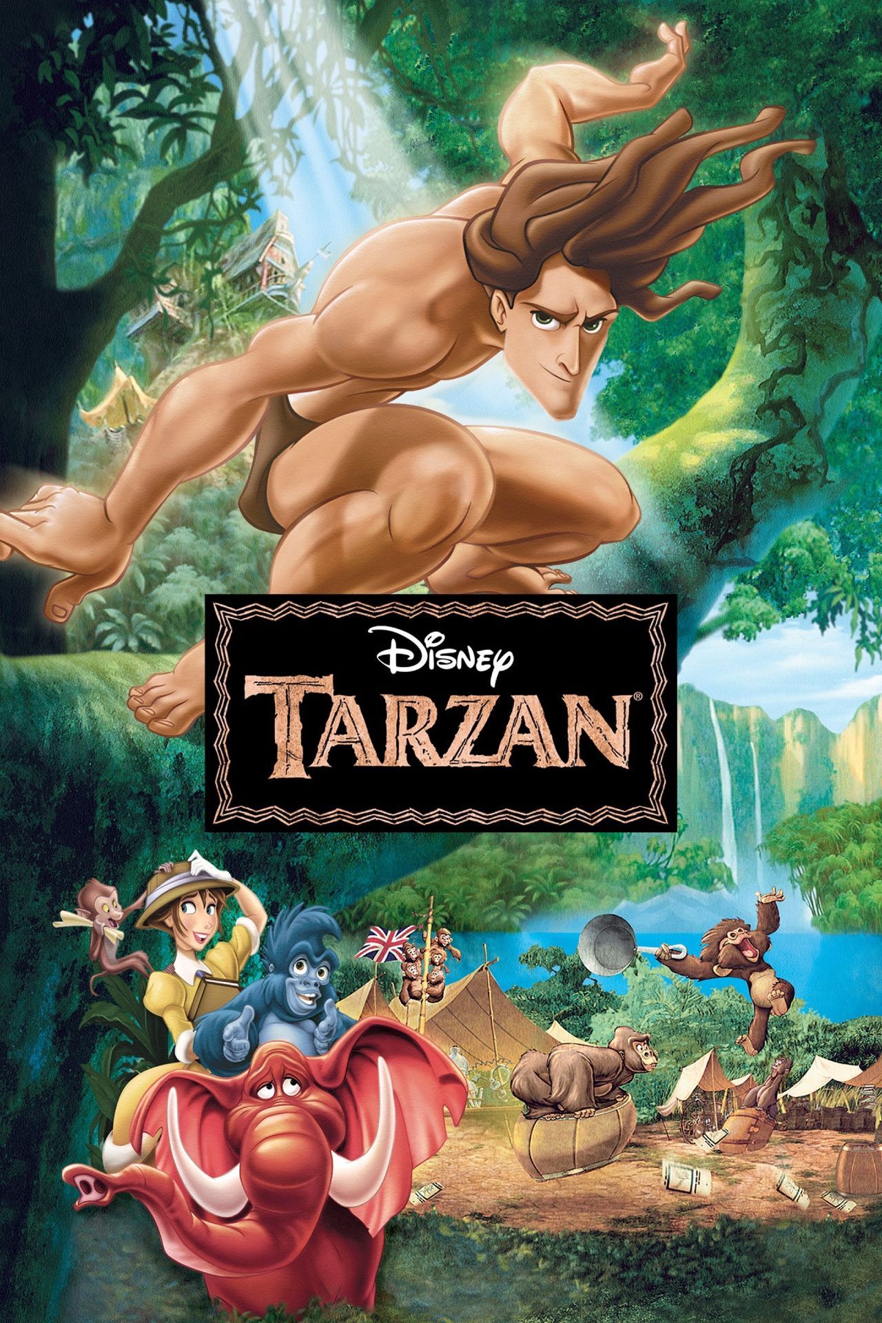 Disney Tarzan 1999 Movie Poster