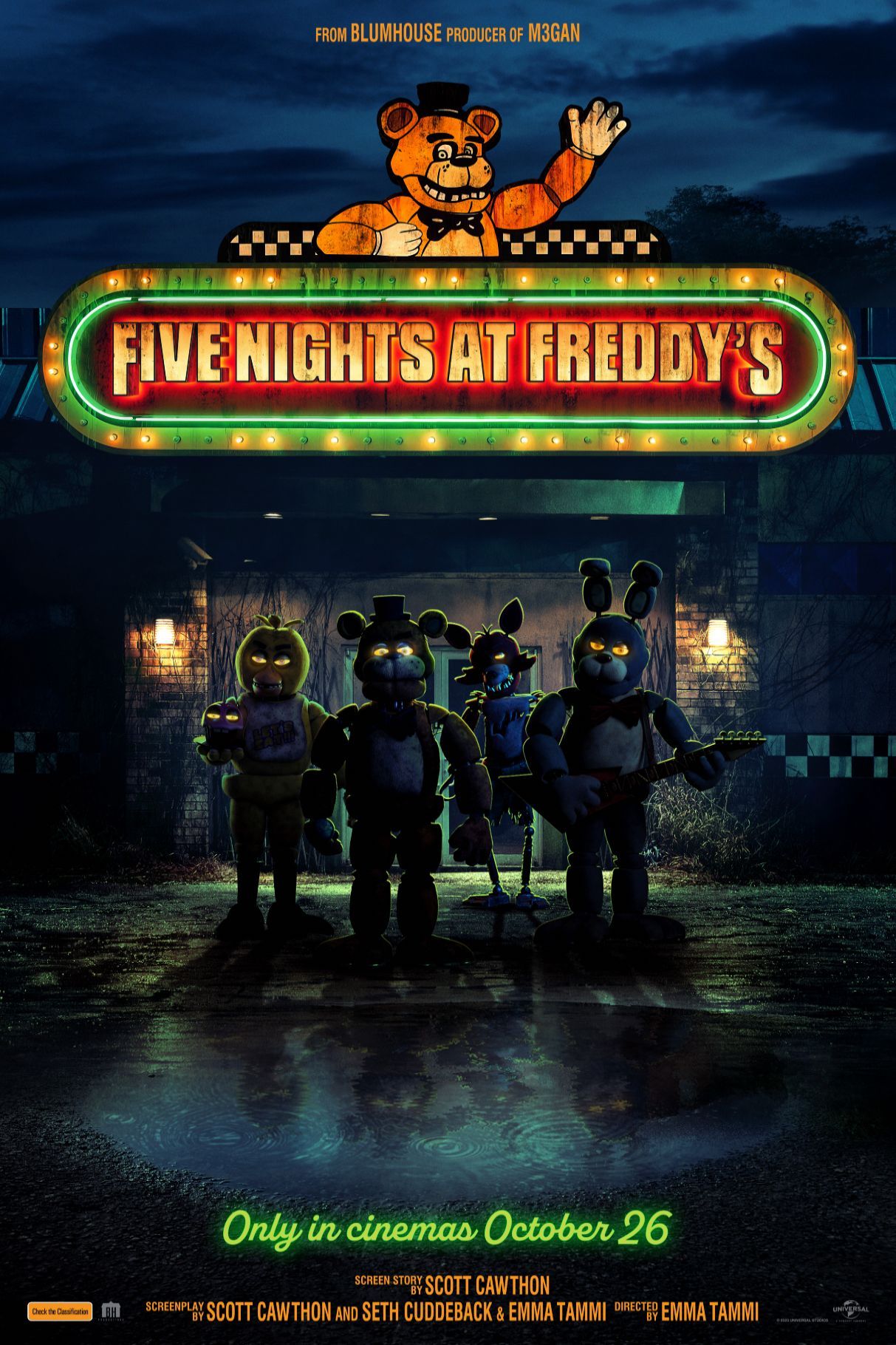 Five Nights at Freddys movie poster