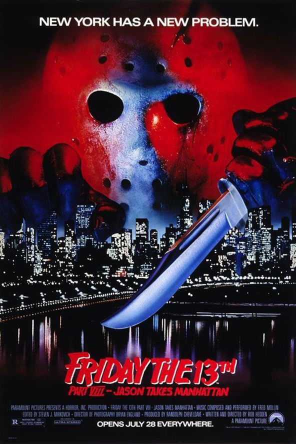 Friday the 13th Part 8 Jason Takes Manhattan Movie Poster