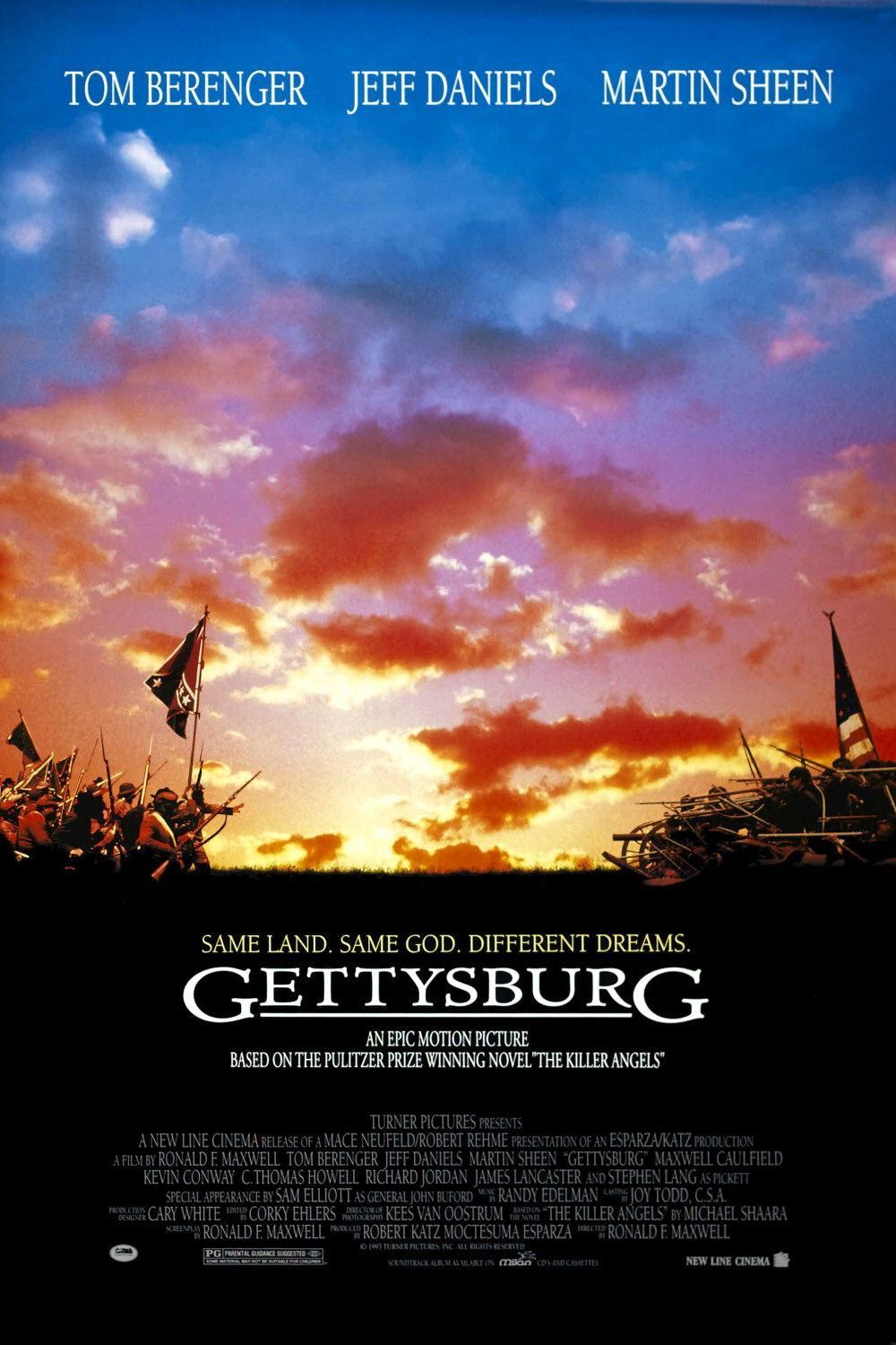 Gettysburg 1993 Movie Poster