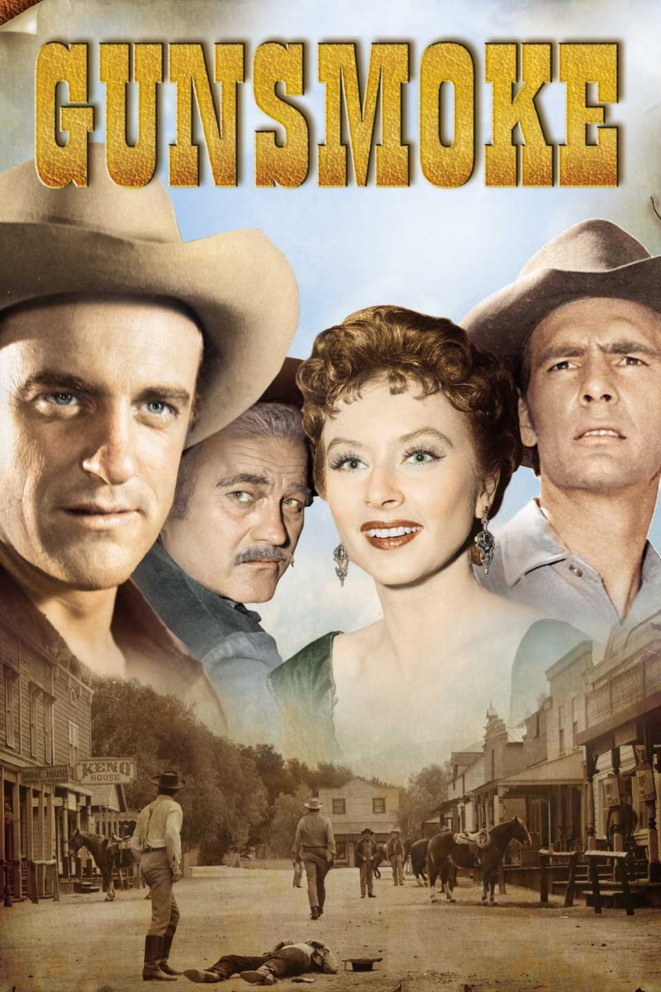 Gunsmoke seriāla plakāts