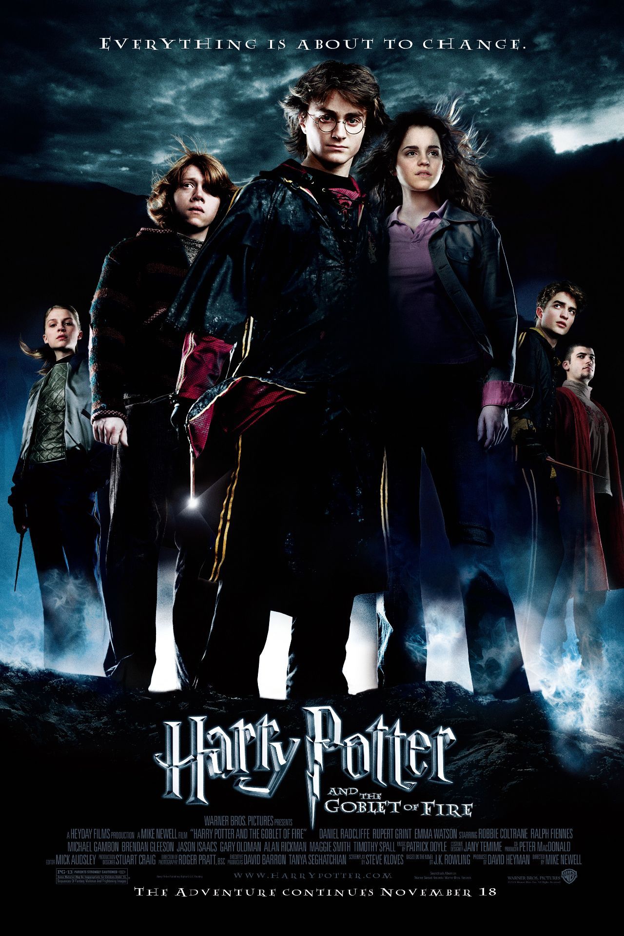 Cartel de la película Harry Potter y el cáliz de fuego