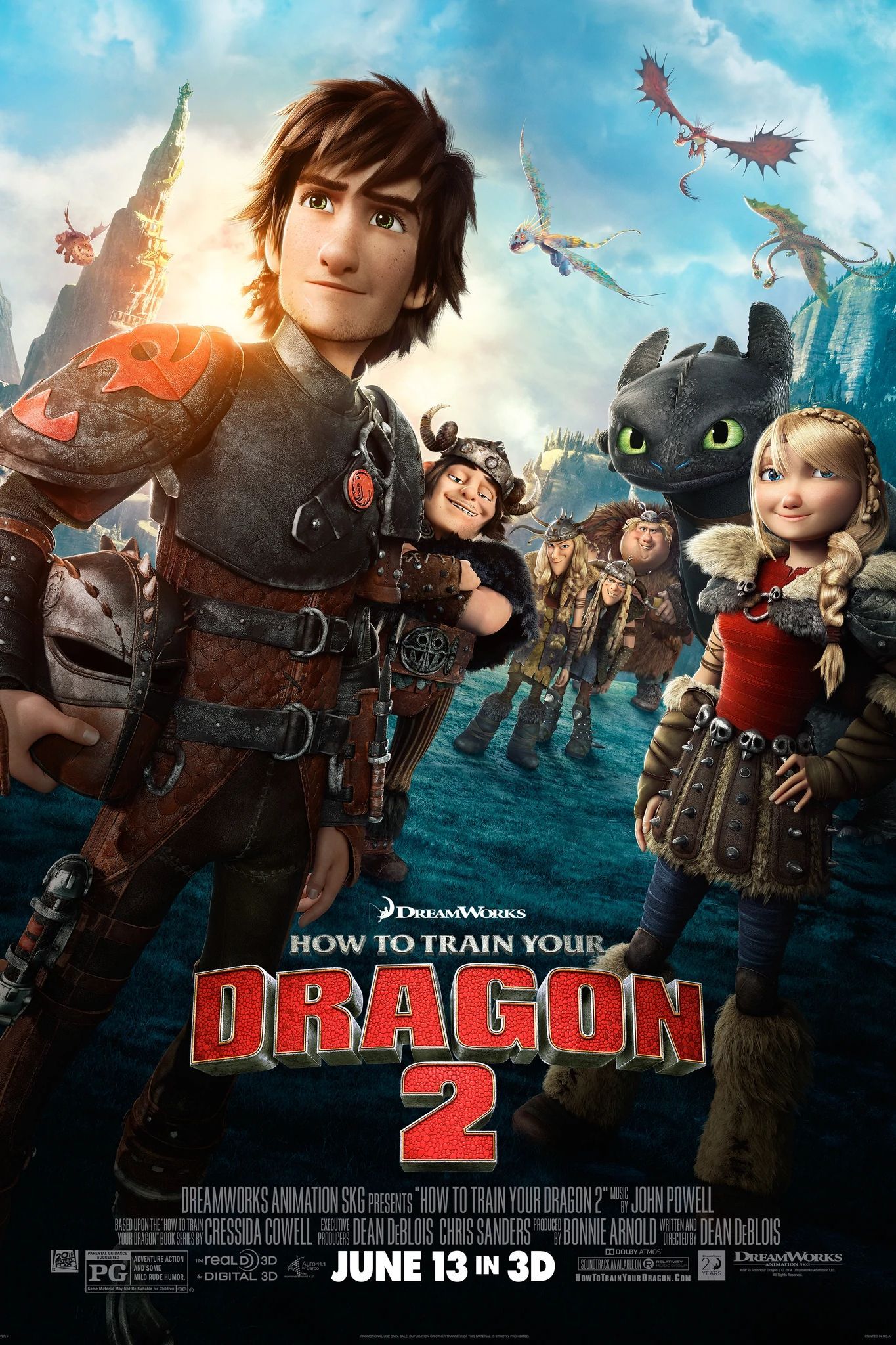 How To Train Your Dragon 2 Movie Poster