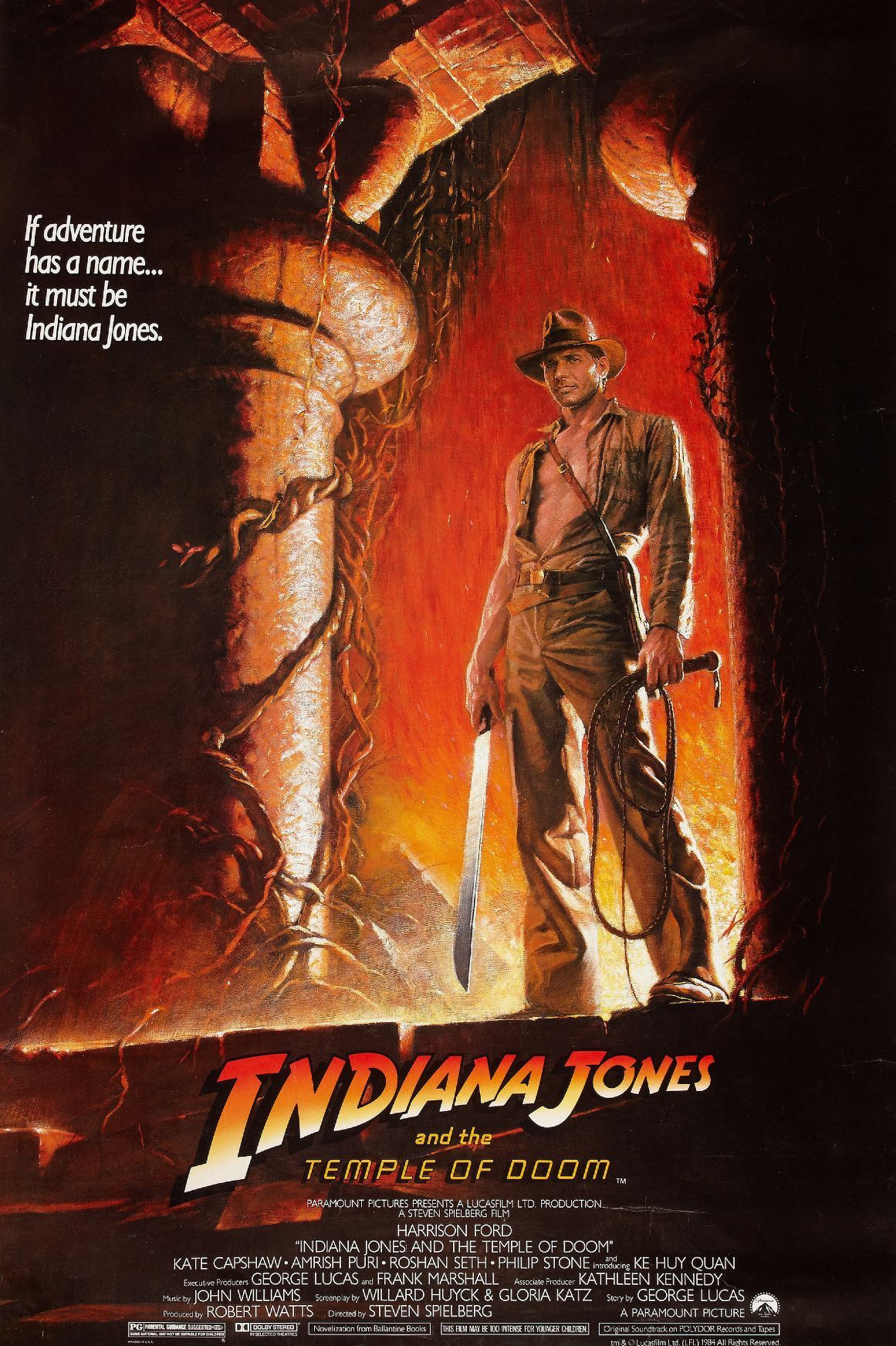 Indiana Jones and the Temple of Doom Movie Poster