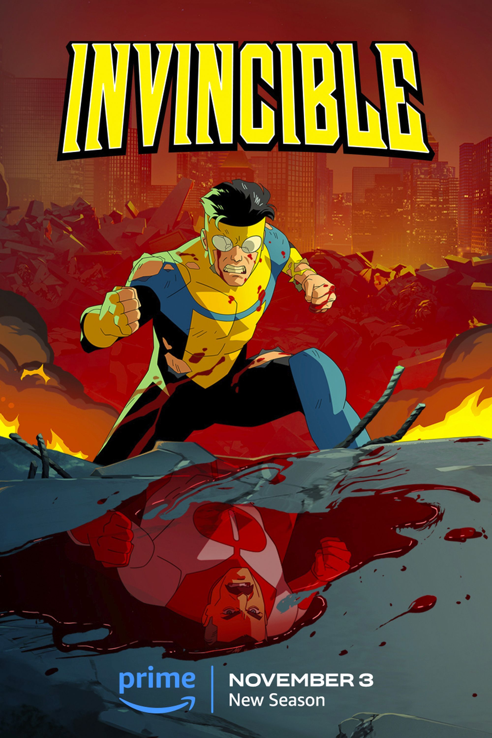 Affiche invincible de la saison 3