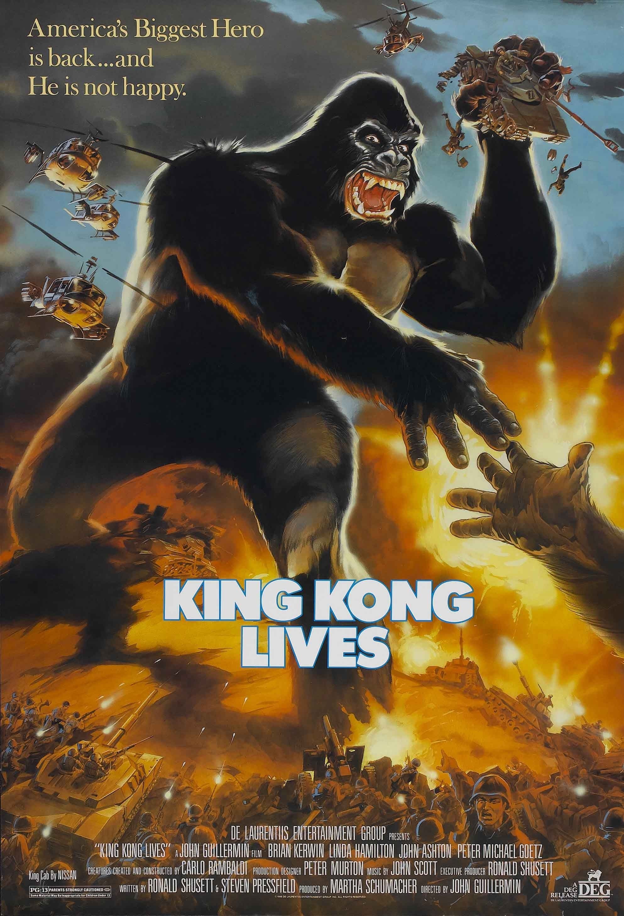 King Kong Lives 1989 Poster