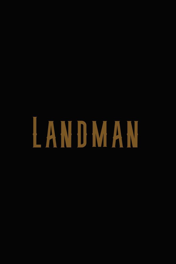 Logotipo de la serie de televisión Landman Temp Póster