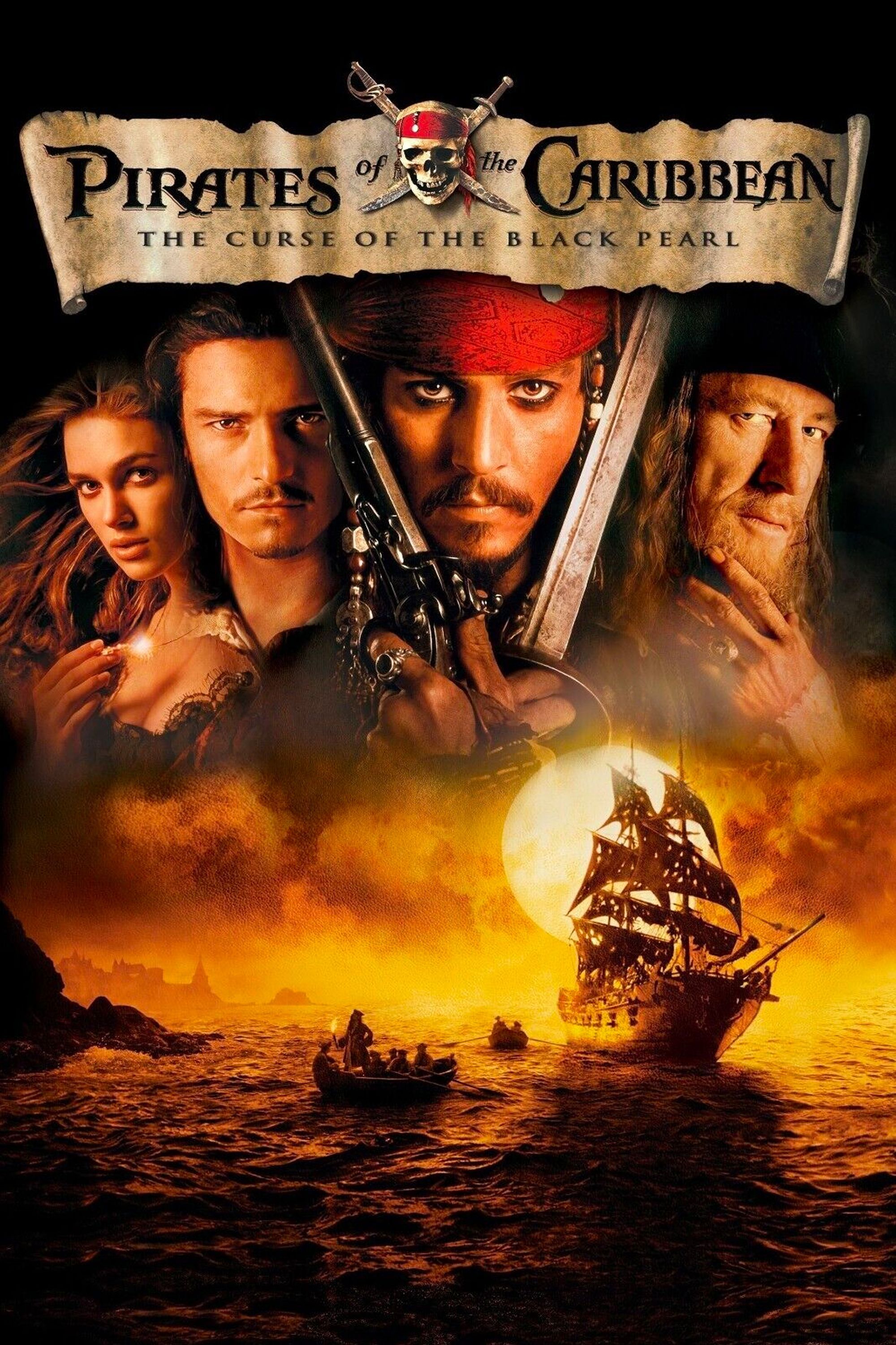 Pirates of the Caribbean Curse of the Black Pearl Poster