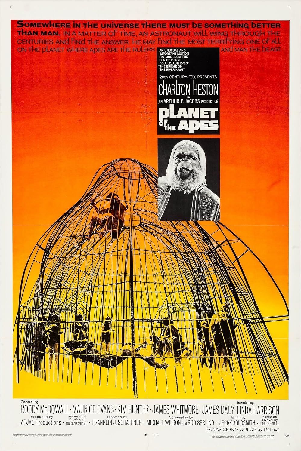 Planet of the Apes 1968 Movie Poster