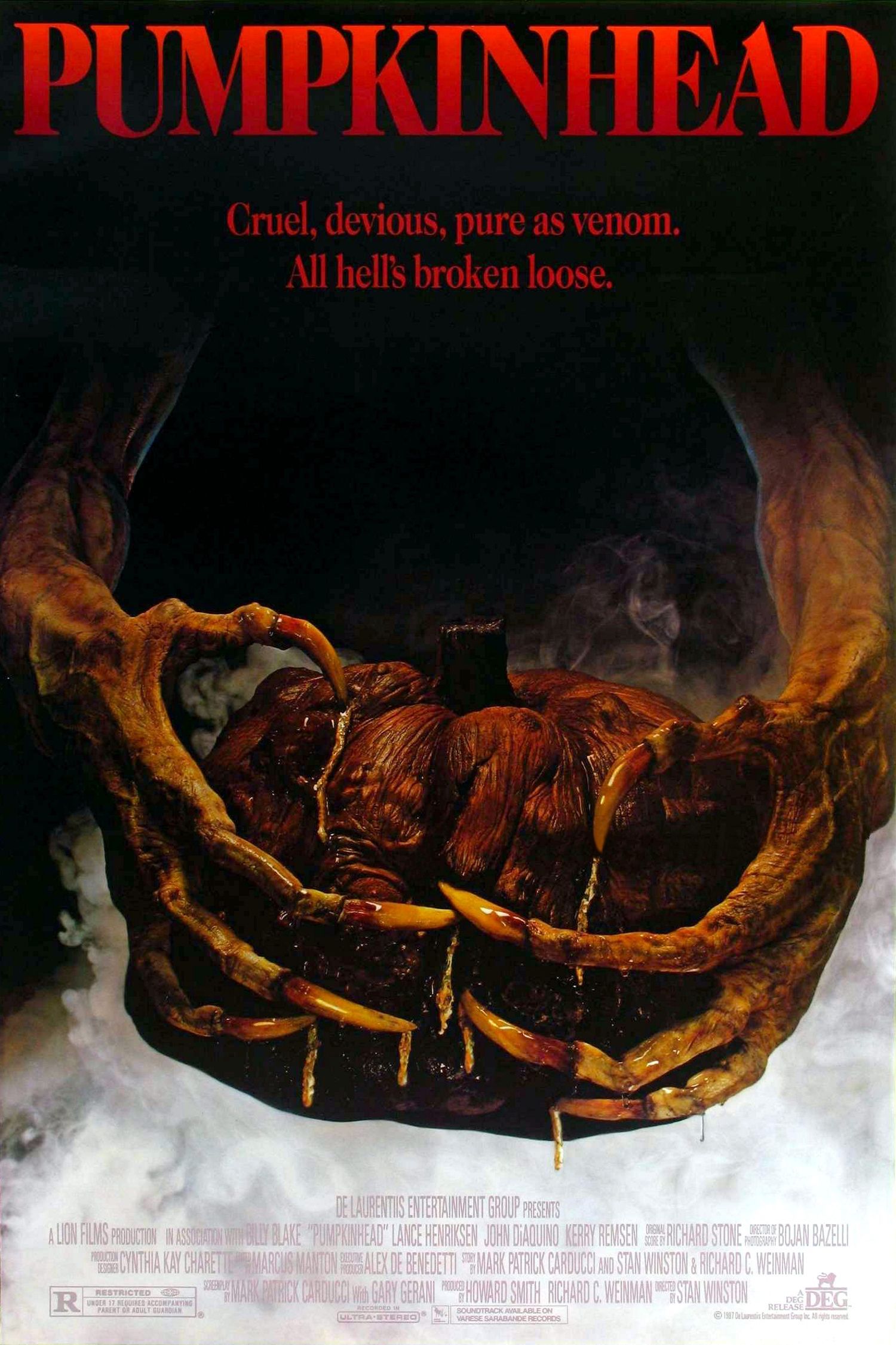 Pumpkinhead 1988 movie poster