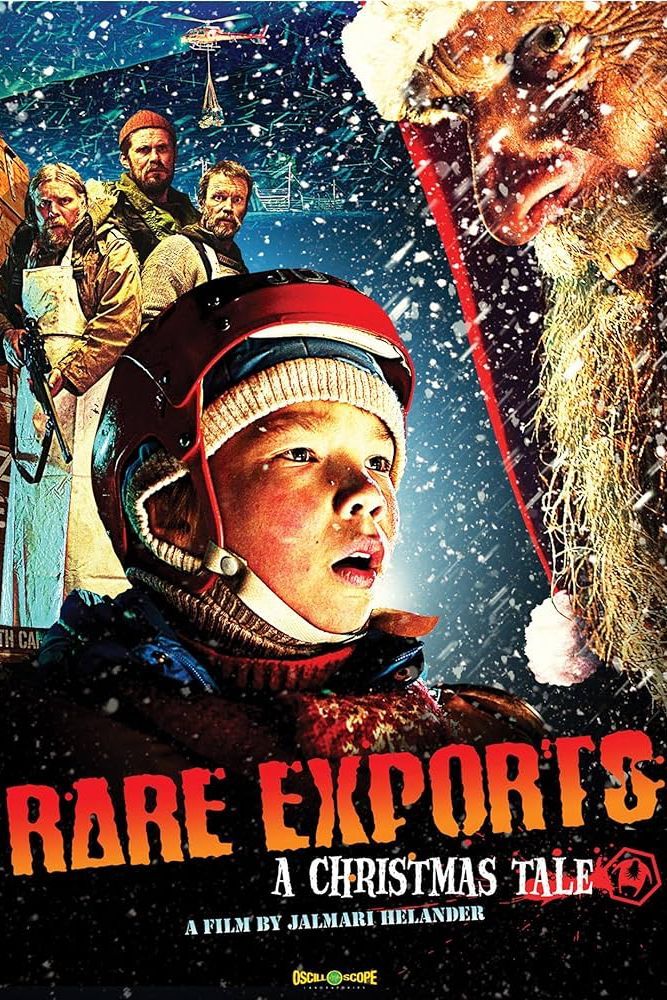 Póster de película de historia navideña de exportación rara