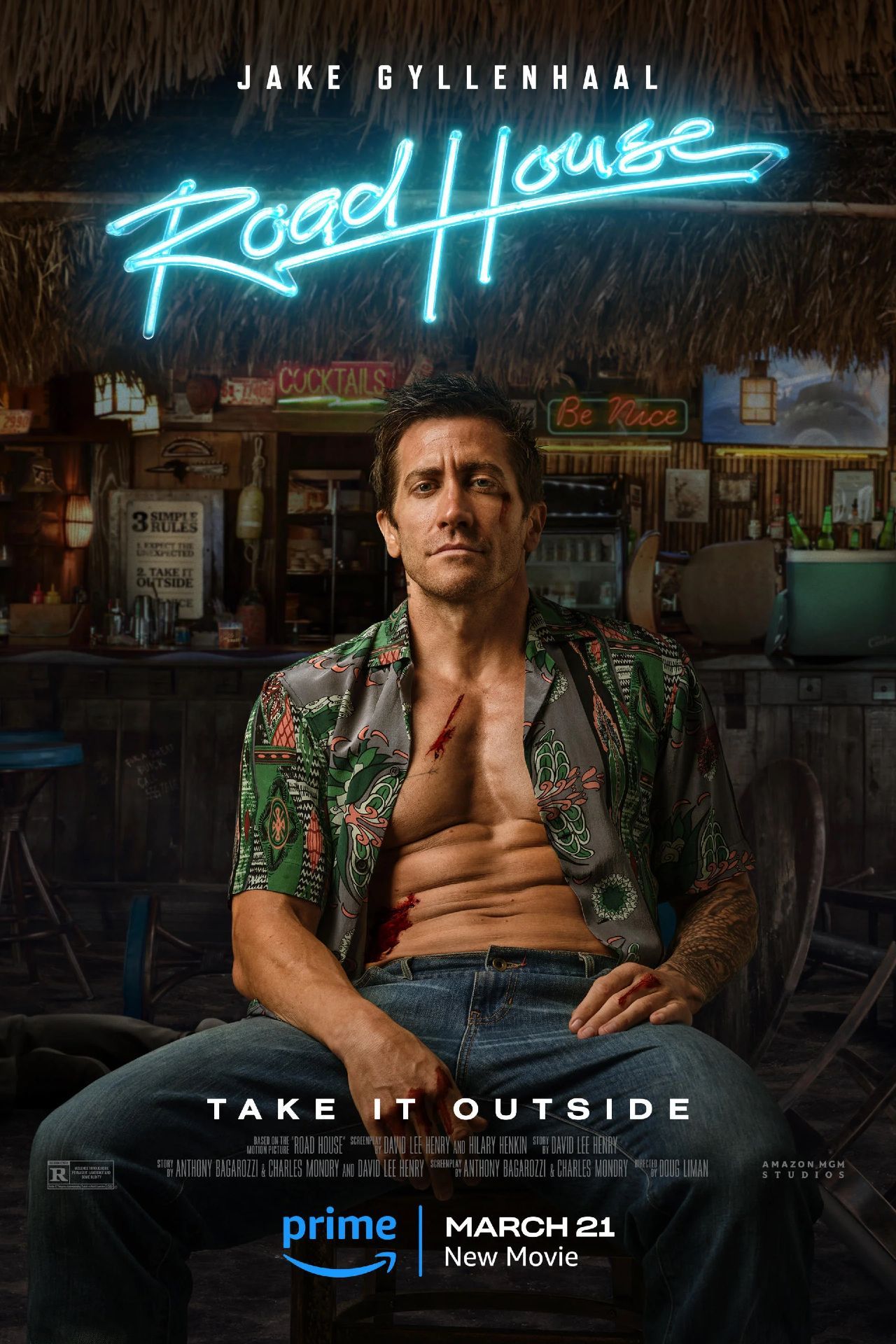 Road House 2024 Official Amazon Movie Poster