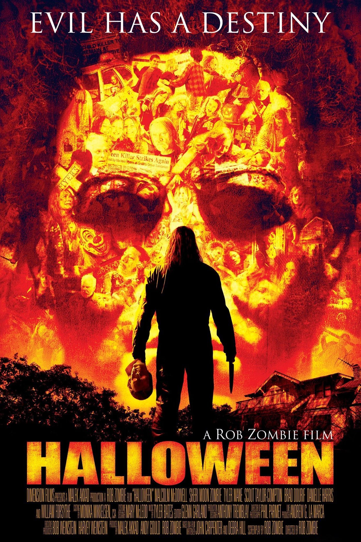 Rob Zombie Halloween 2007 Movie Poster