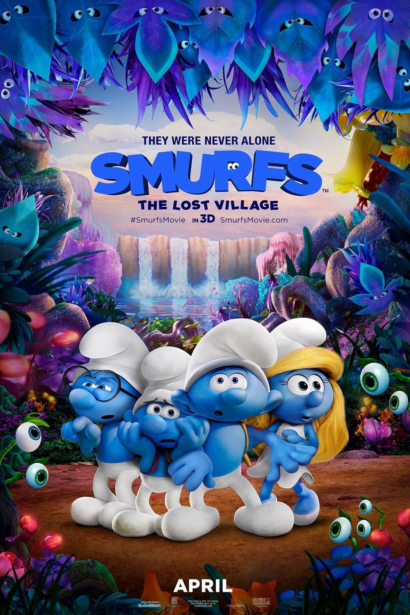 Smurfs the Lost Village Movie Poster