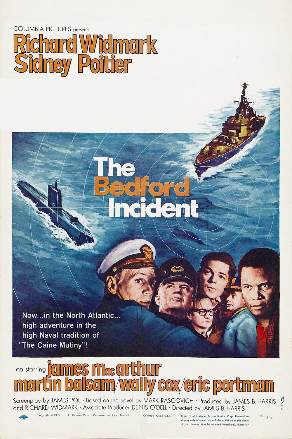 The Bedford Incident movie poster