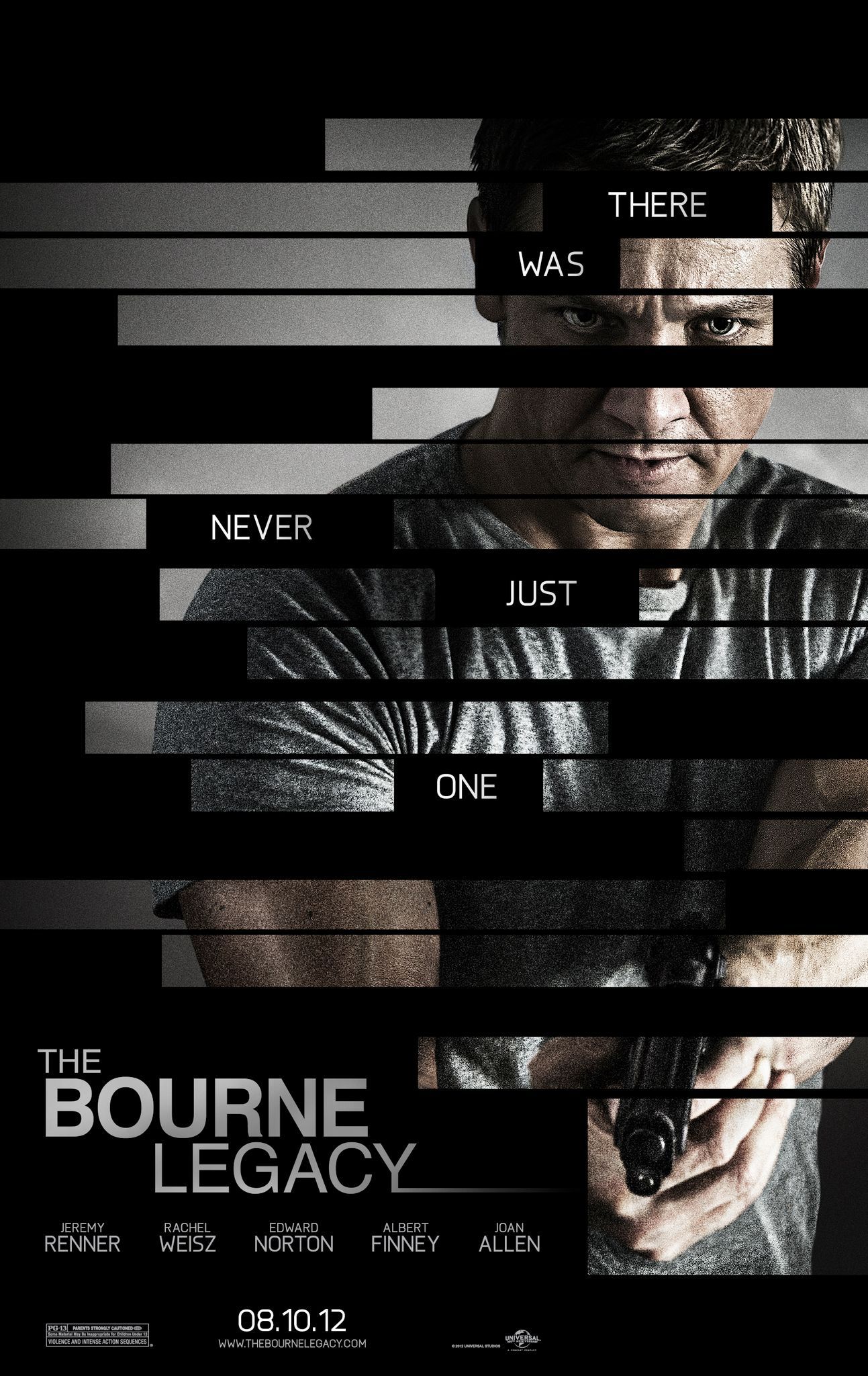 Cartel clave de la película El legado de Bourne