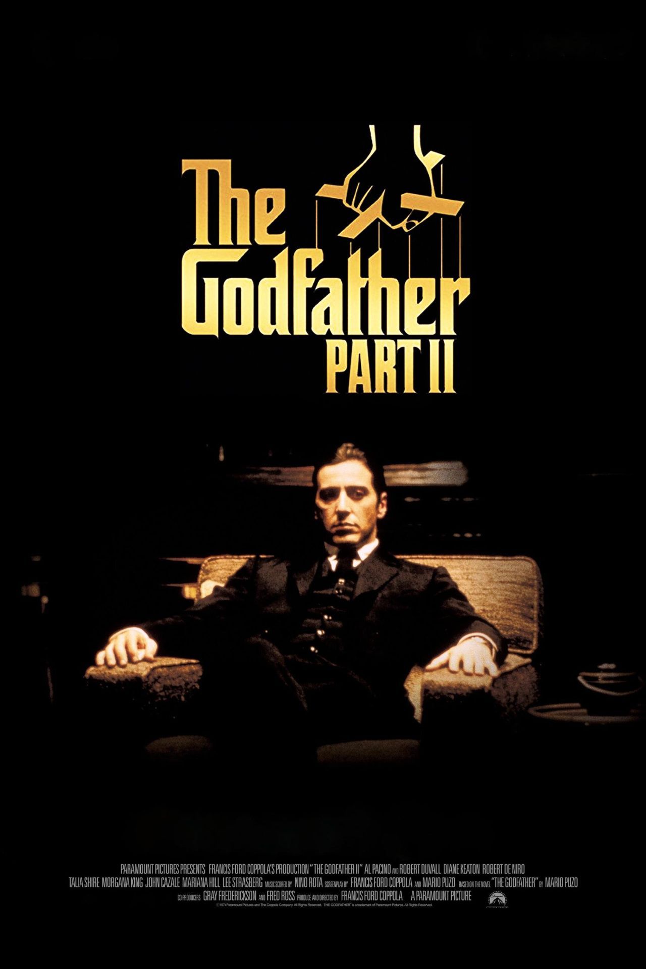 El póster de la película Part II de Godfather Part II