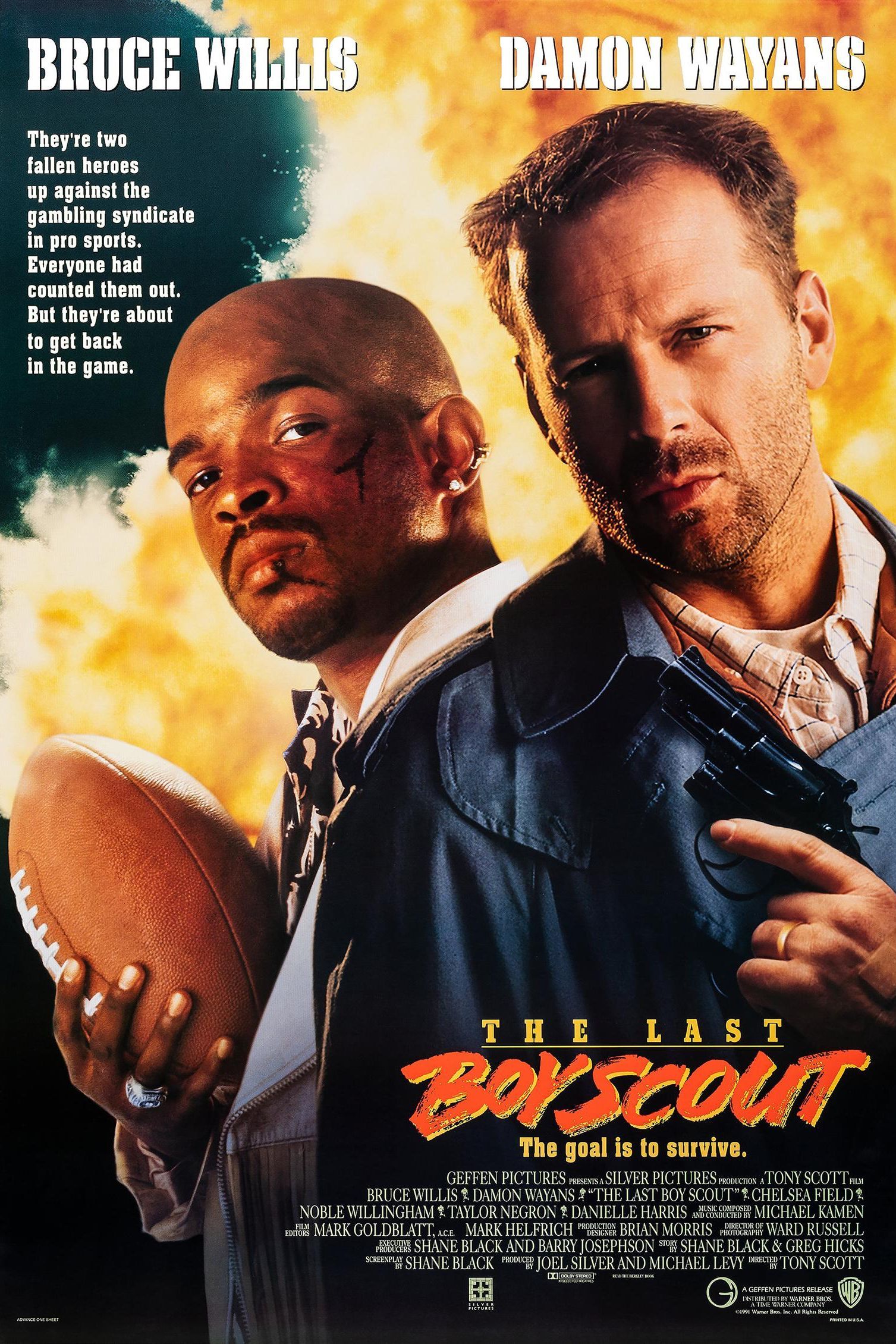 The Last Boy Scout 1991 Movie Poster 
