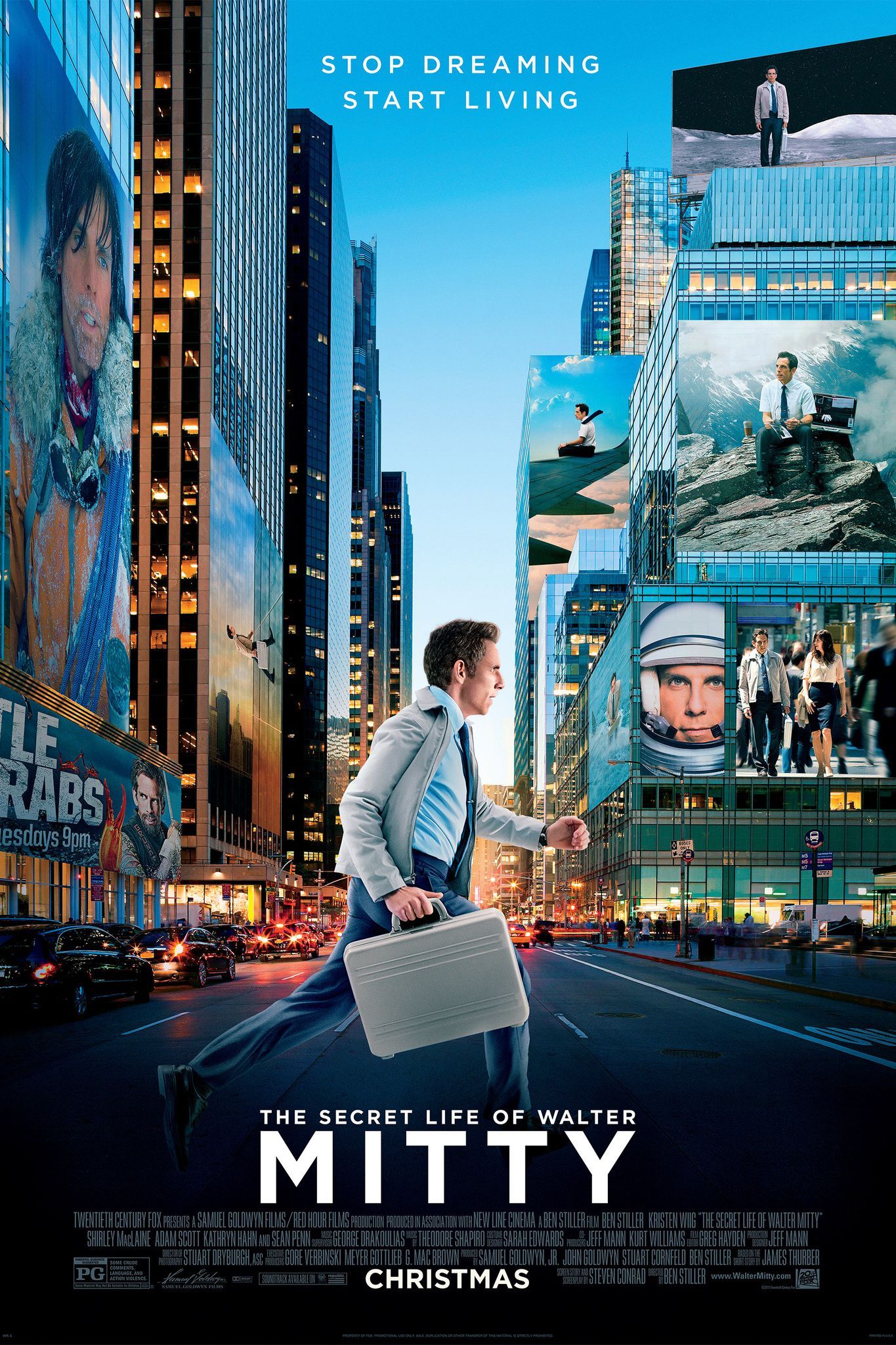 The Secret Life of Walter Mitty Movie Poster