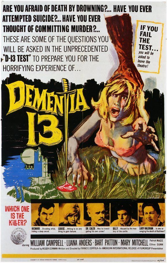 Dementia 13 1963 Film Poster