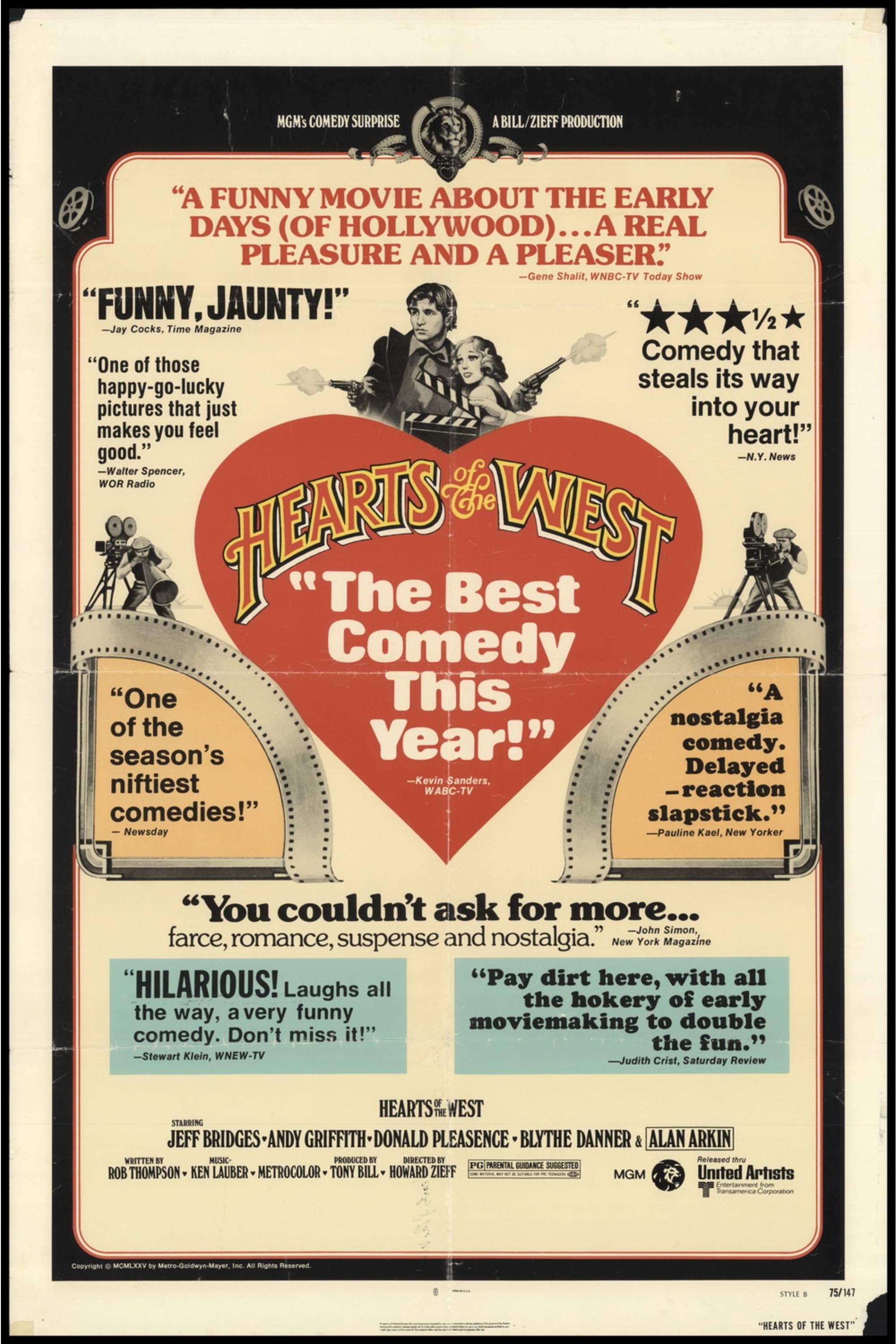 When Jeff Bridges and Andy Griffith Saddled Up Together For a Western