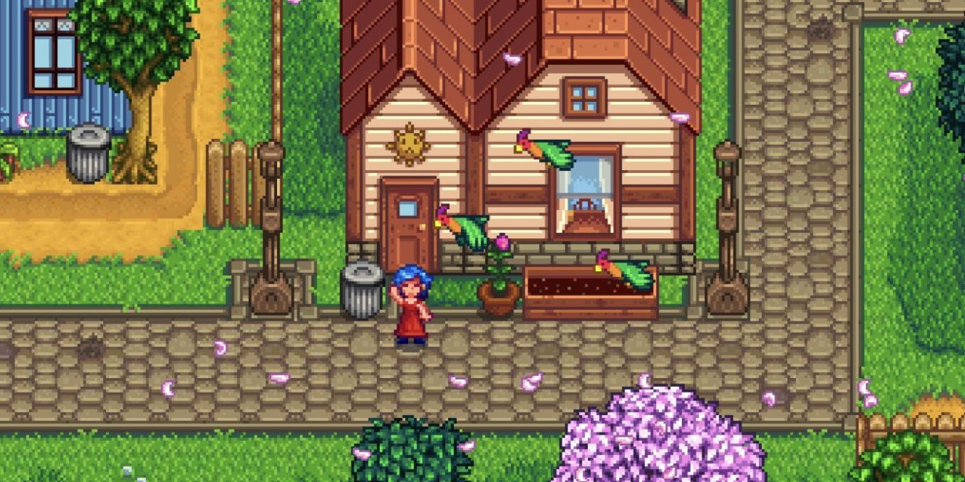 A house in the video game Stardew Valley