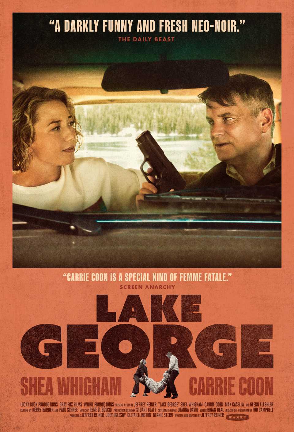George Lake Actor ‘Lake George’ Sneak Peek Puts Carrie Coon and Shea Whigham at Odds ...